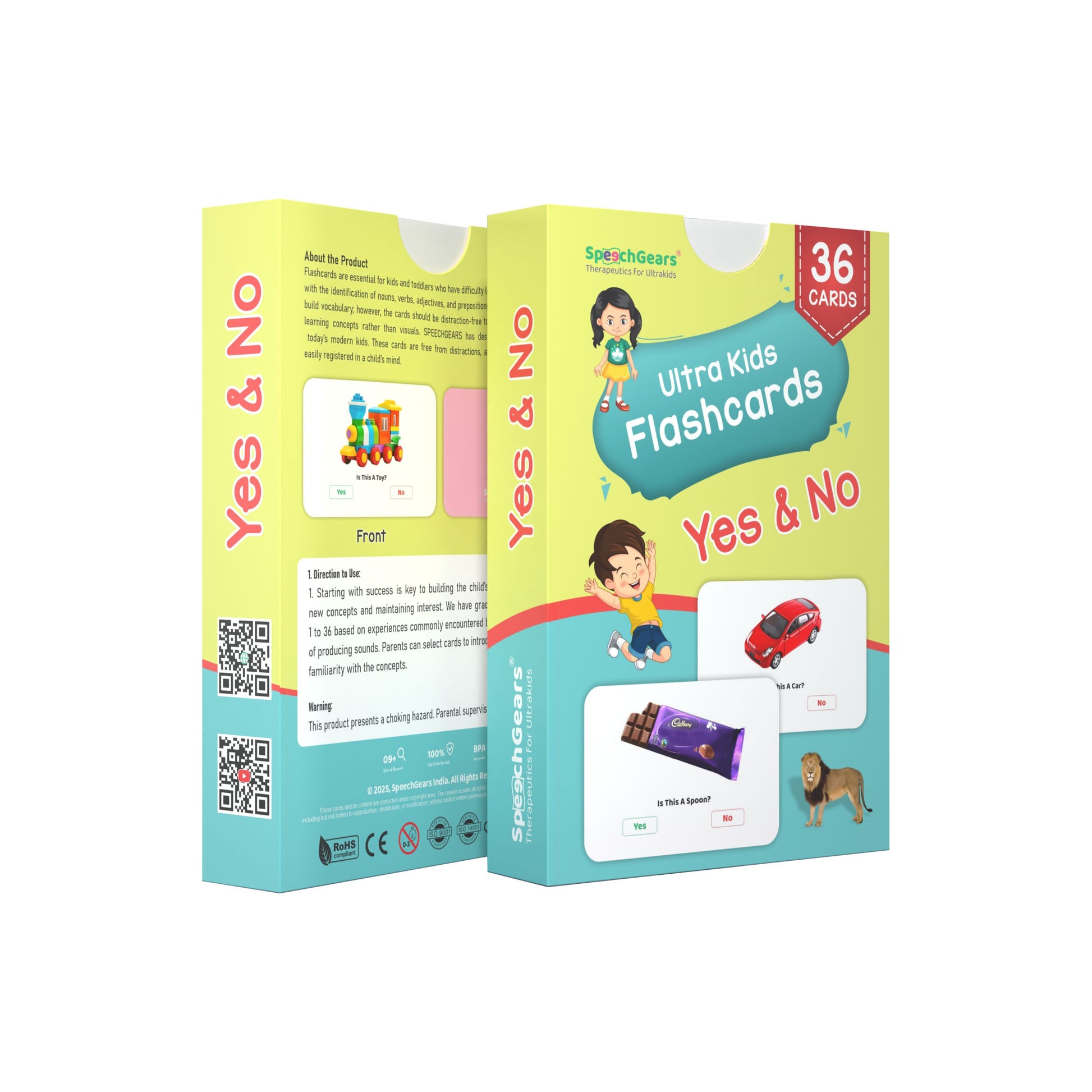 Yes & No FlashCards 