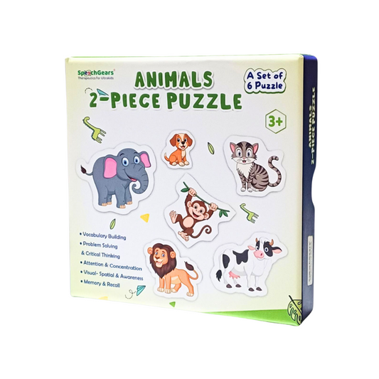 Animals 2 Piece Puzzle