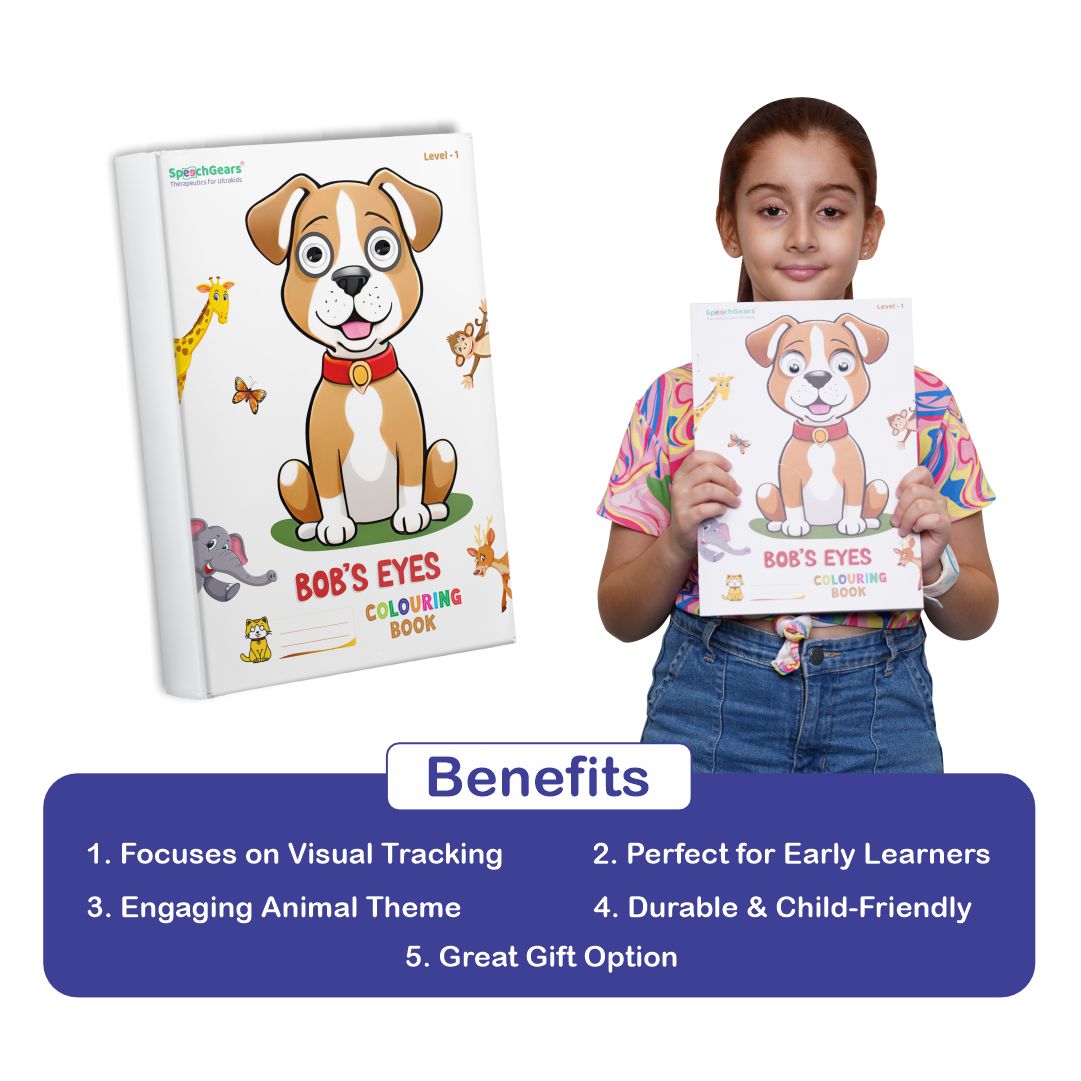 SpeechGears Bob's Eyes Coloring Book