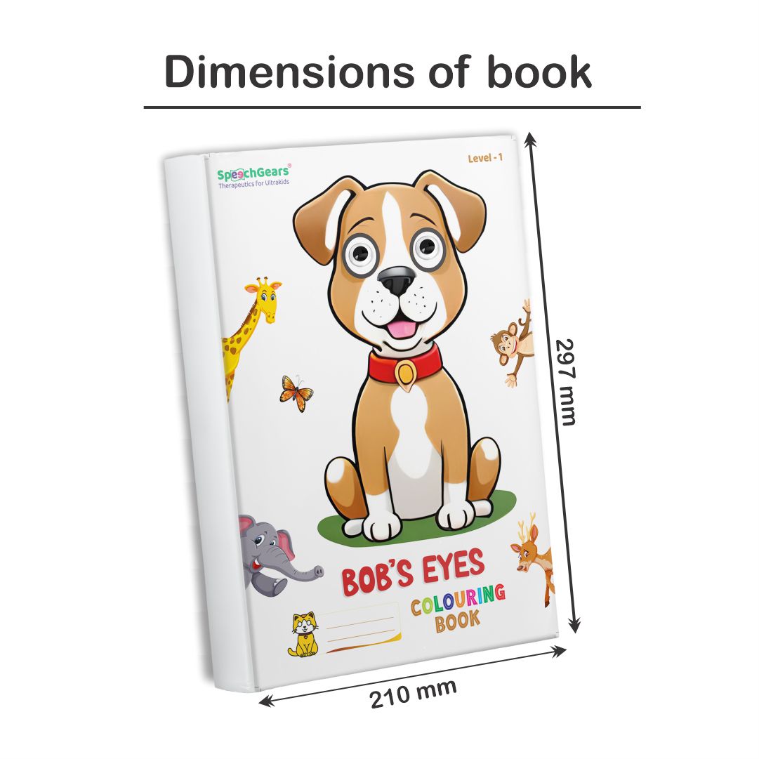 SpeechGears Bob's Eyes Coloring Book